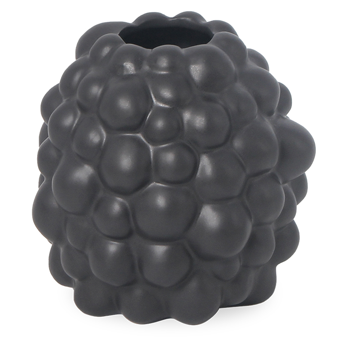 Base Burbujas Negro Mate | Jarrones | decoracion